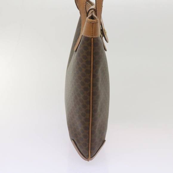 CELINE Macadam Canvas Tote Bag PVC Brown Auth yk11272 - Picture 4 of 16